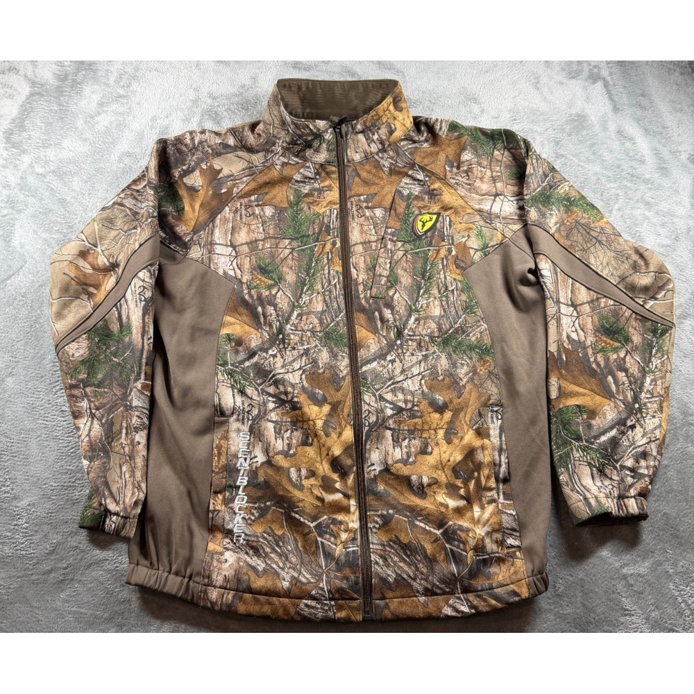 Title:‎ ScentBlocker Realtree Xtra Camo Hunting Jacket Mens Large Hooded